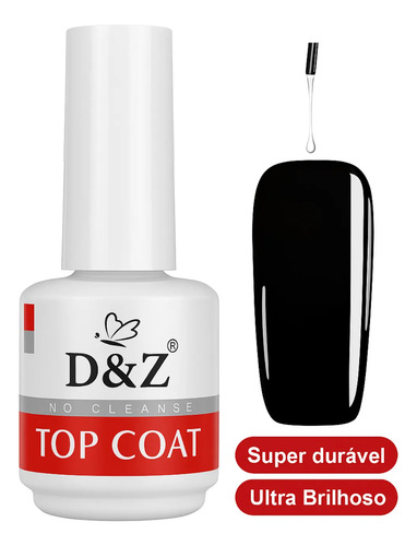 Selante Top Coat D&z Unhas Em Gel Porcel ...