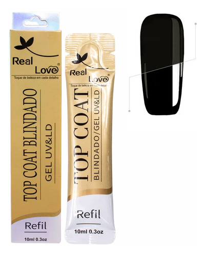 Refil Sachê Top Coat Blindado Gel 10ml - ...