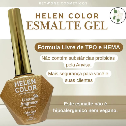 Kit Esmalte Em Gel Helen Color Uv/led Co ...