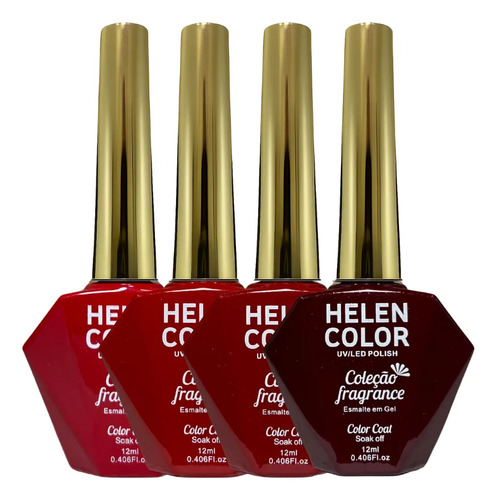 Kit Esmalte Em Gel Helen Color Uv/led Co ...